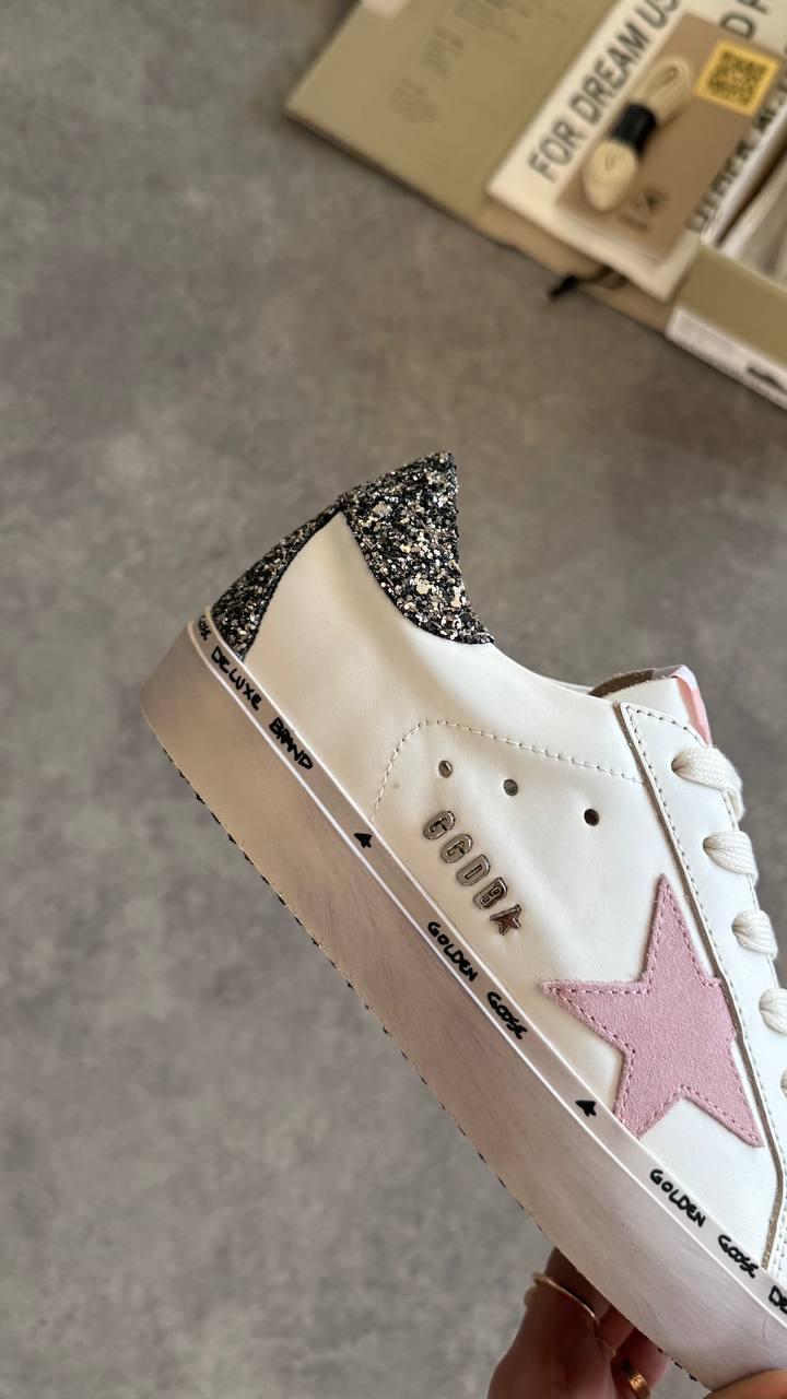 Golden Goose Pure Star Pembe Yıldız Sneaker