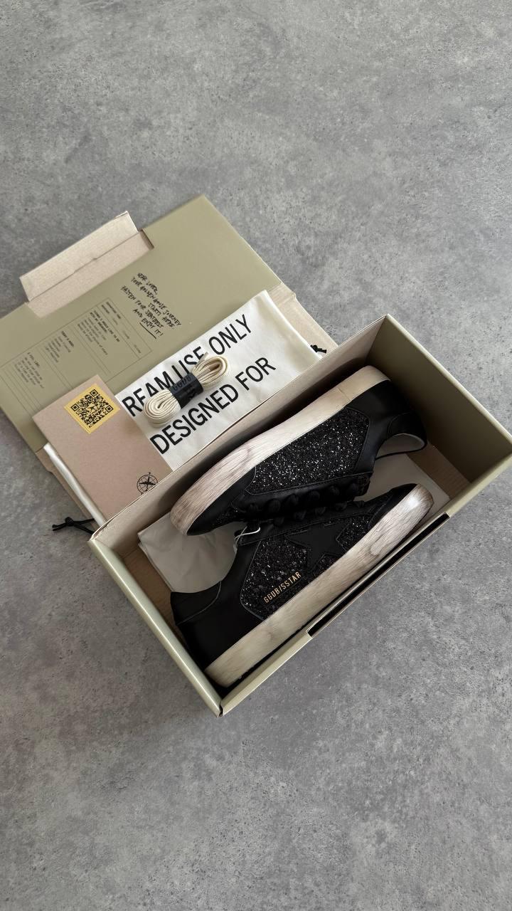 Golden Goose Siyah Glitter Superstar