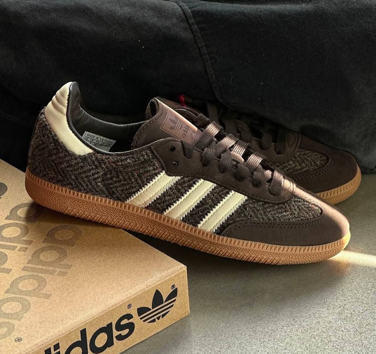 Adidas Samba OG “ Dark Brown Tweed “