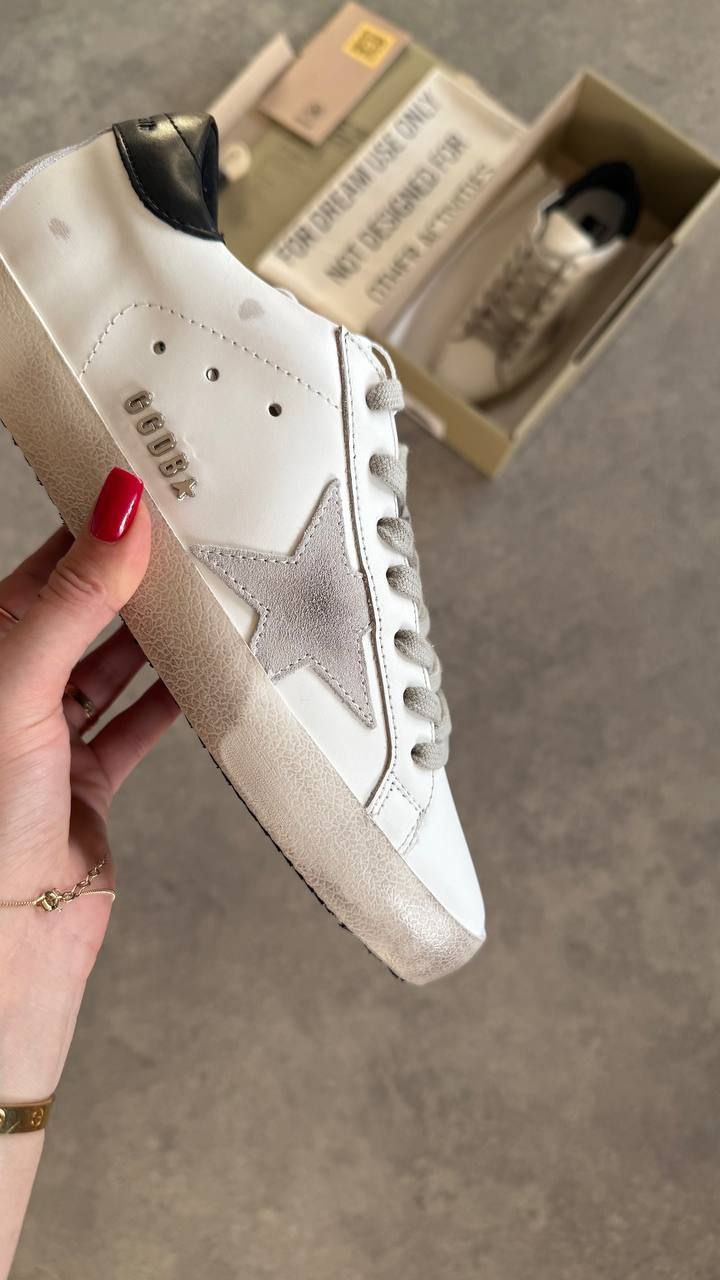 Golden Goose Superstar Classic Distressed Leather Sneakers