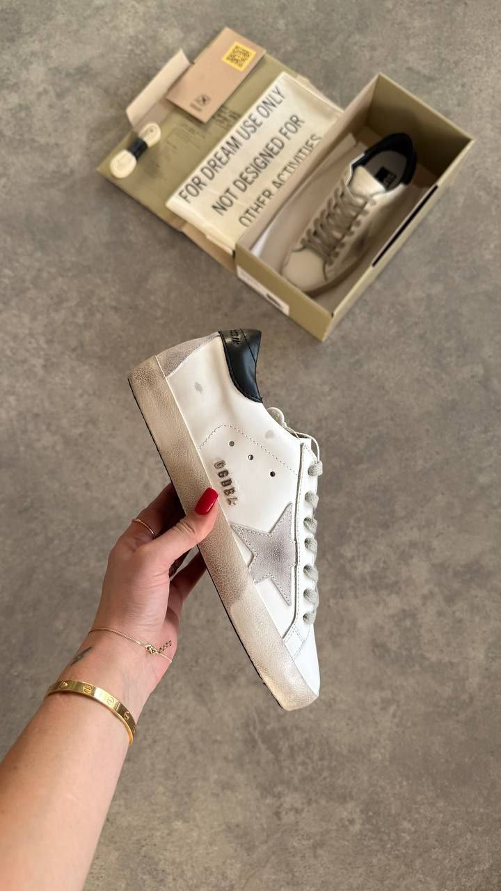 Golden Goose Superstar Classic Distressed Leather Sneakers