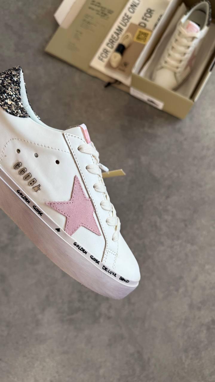 Golden Goose Pure Star Pembe Yıldız Sneaker
