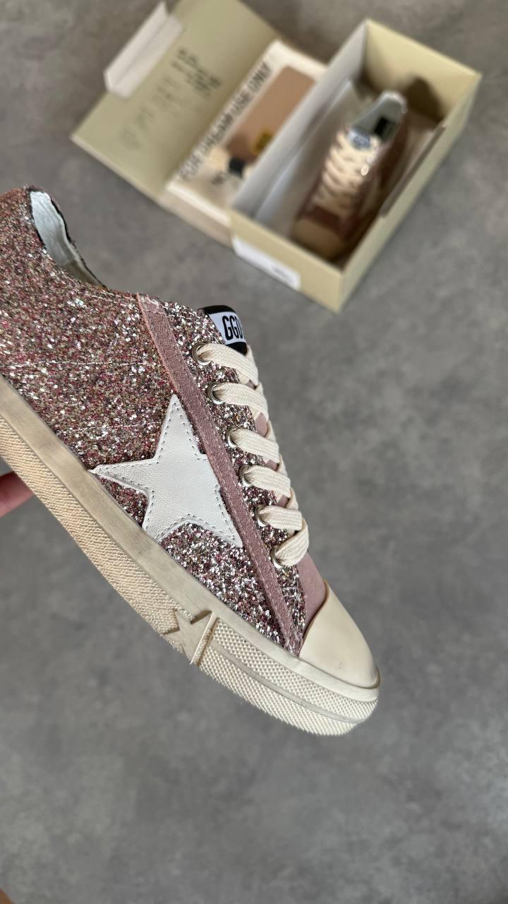 Golden Goose Super-Star Pink Glitter