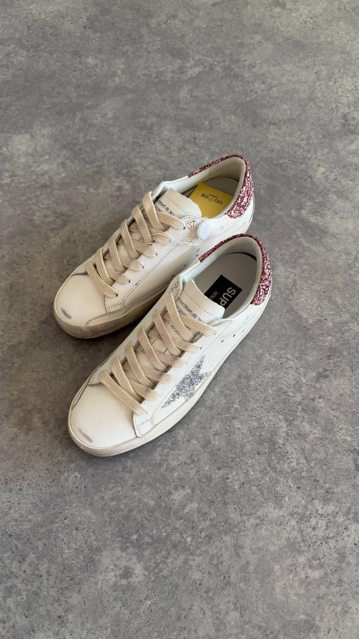 Golden Goose Super-Star Glitter Sneaker