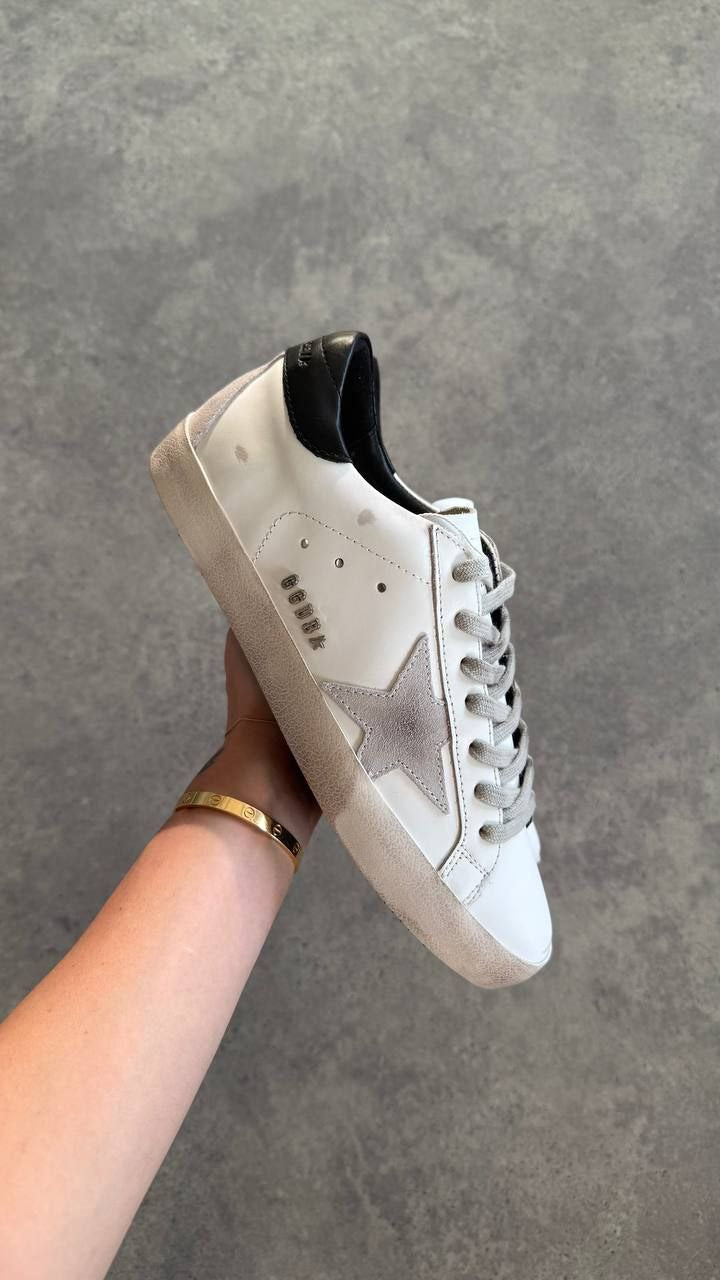 Golden Goose Superstar Classic Distressed Leather Sneakers
